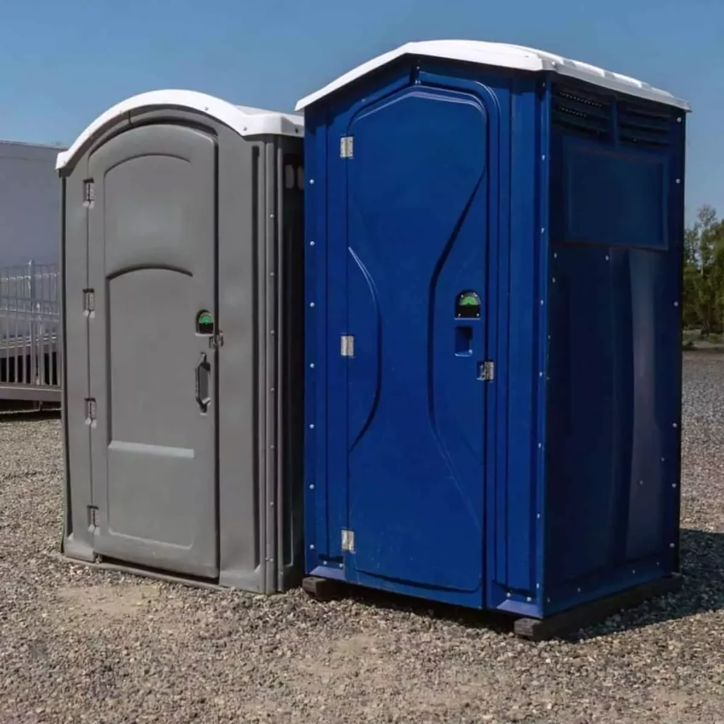 Porta Potty Construction Site